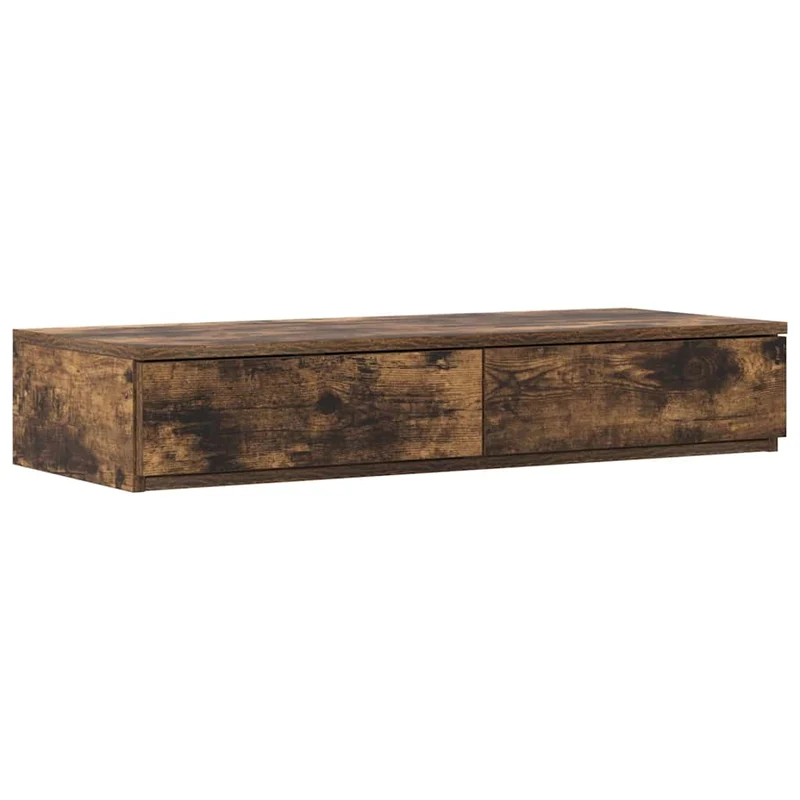 Bed Drawers Smoked Oak 90 x 36.5 x 16.5 cm Engineered Wood