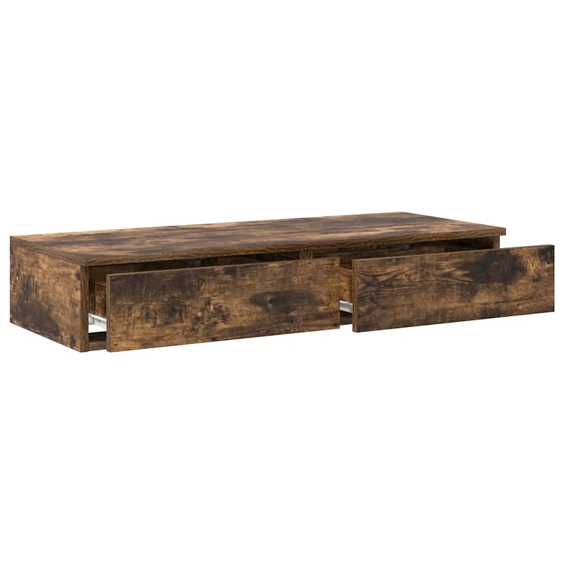 Bed Drawers Smoked Oak 90 x 36.5 x 16.5 cm Engineered Wood