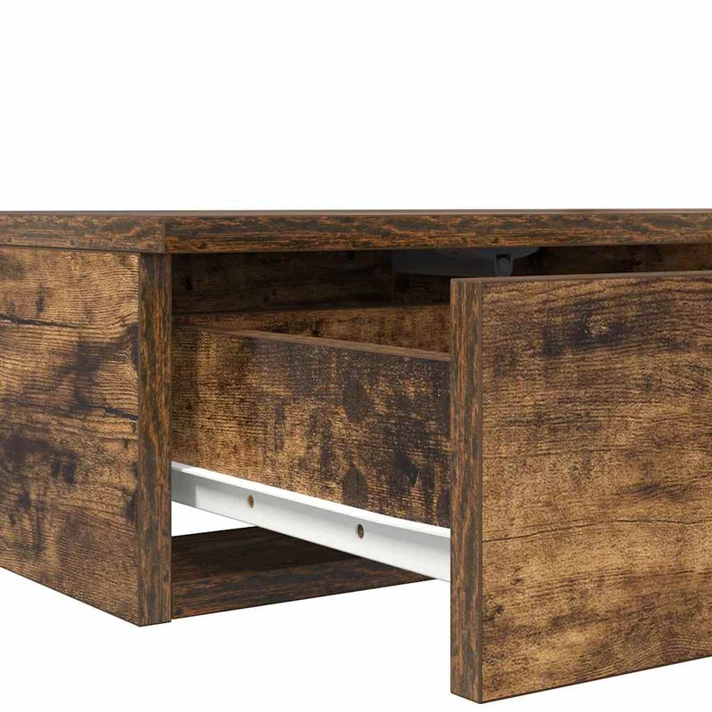 Bed Drawers Smoked Oak 90 x 36.5 x 16.5 cm Engineered Wood