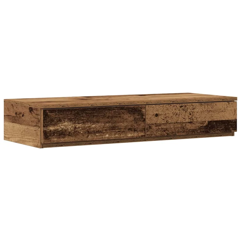 Bed Drawers Old Wood 90 x 36.5 x 16.5 cm Engineered Wood