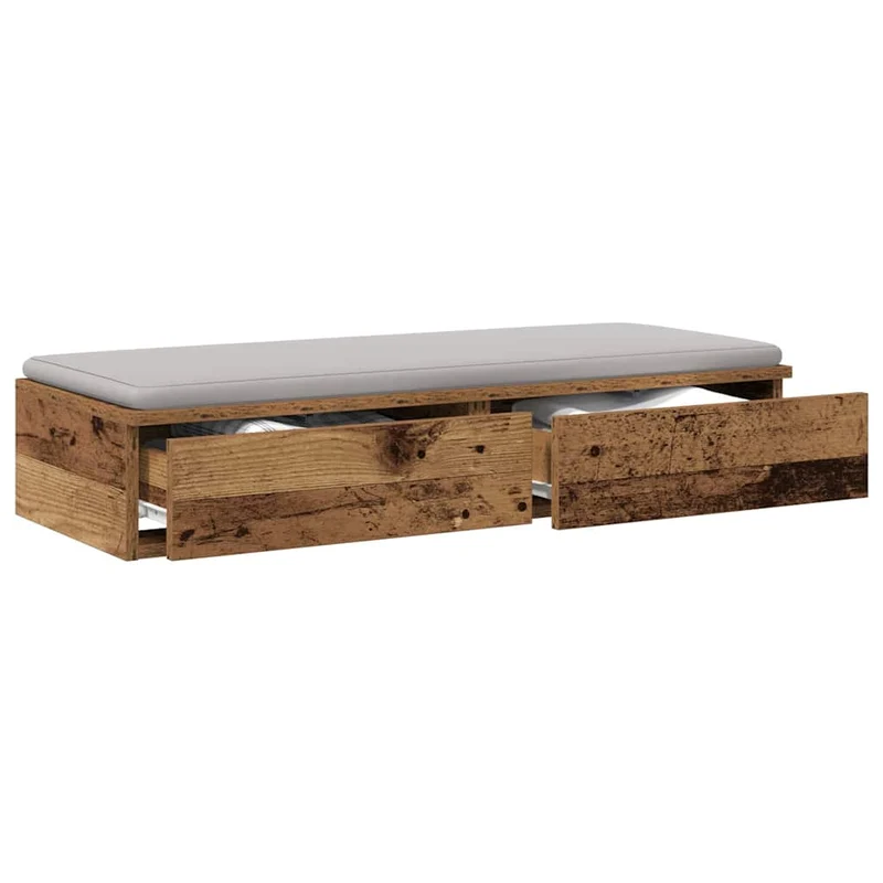 Bed Drawers Old Wood 90 x 36.5 x 16.5 cm Engineered Wood
