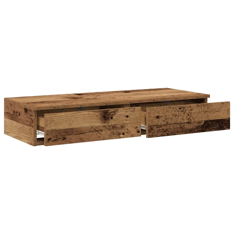 Bed Drawers Old Wood 90 x 36.5 x 16.5 cm Engineered Wood
