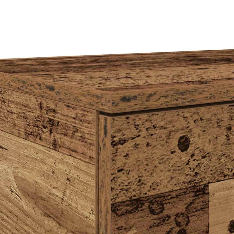 Bed Drawers Old Wood 160 x 36.5 x 16.5 cm Engineered Wood