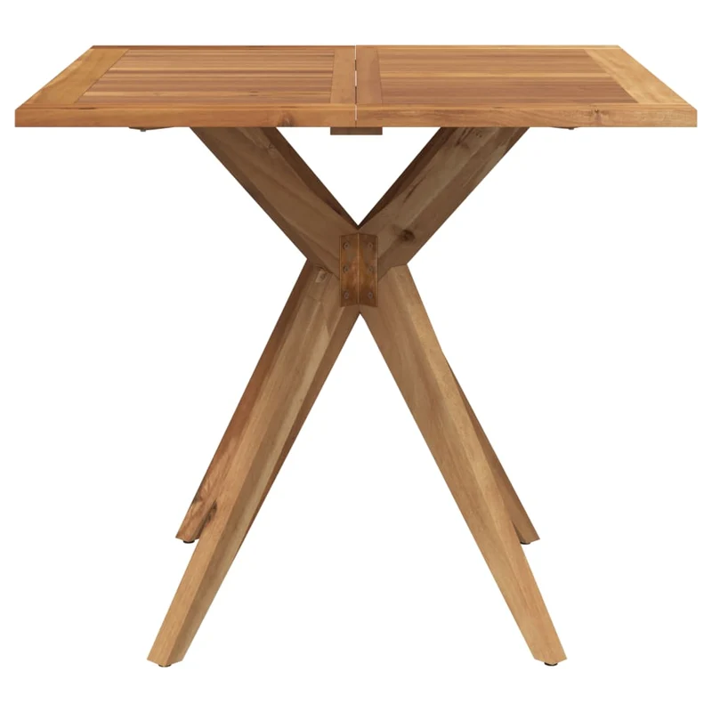 Garden Table Square 85x85x75 cm Solid Wood Acacia