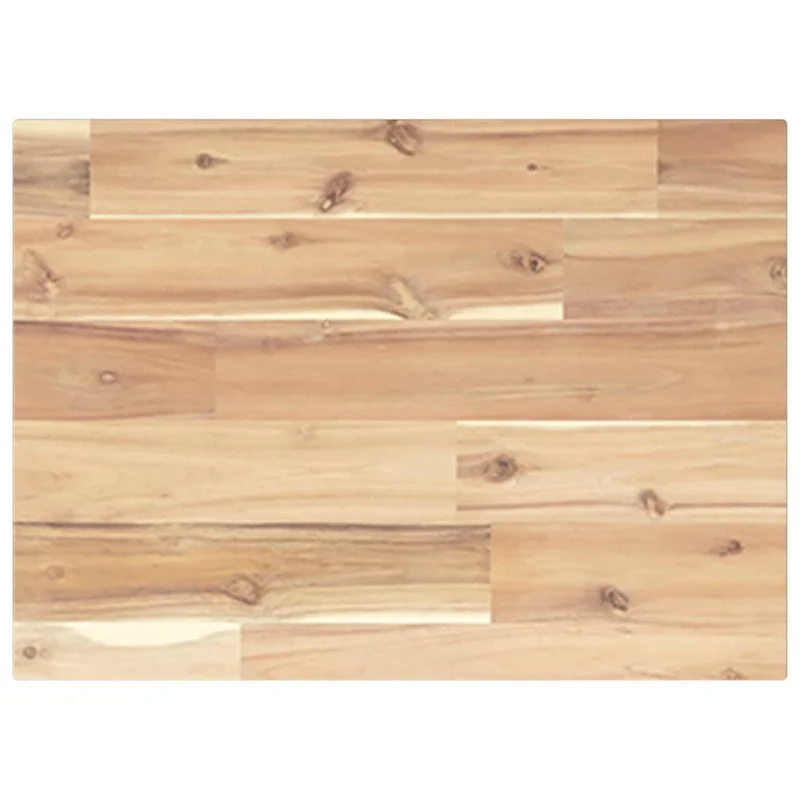 Table Top 60x30x2 cm Rectangular Solid Wood Acacia