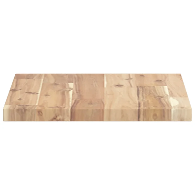 Table Top 60x30x2 cm Rectangular Solid Wood Acacia