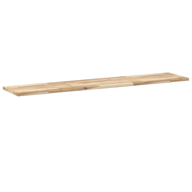 Table Top 140x30x2 cm Rectangular Solid Wood Acacia