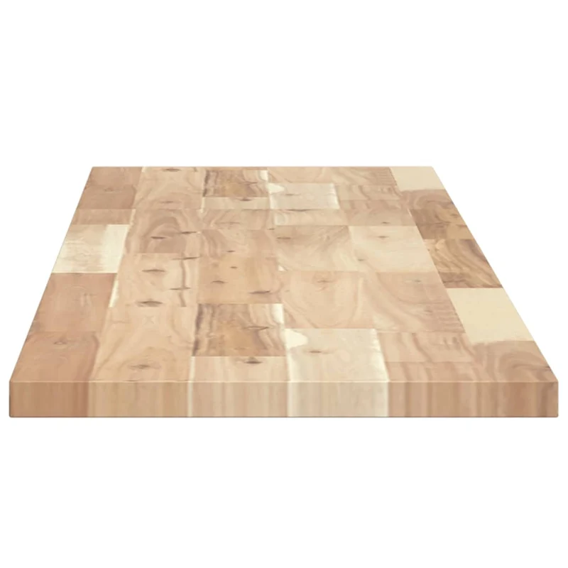 Table Top 140x30x2 cm Rectangular Solid Wood Acacia