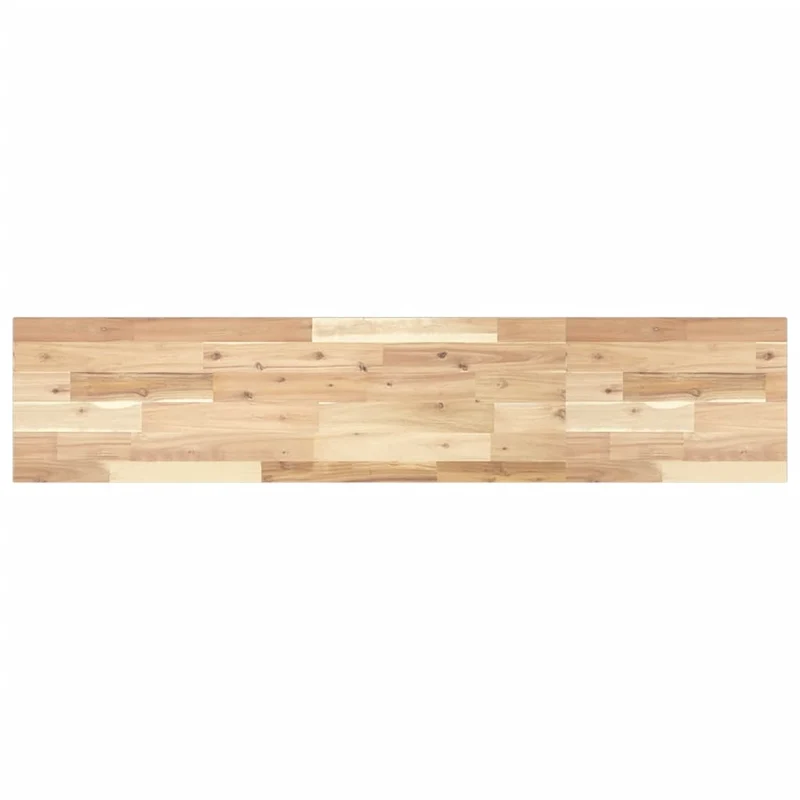 Table Top 160x30x2 cm Rectangular Solid Wood Acacia
