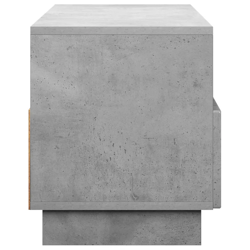 TV Stand 90 x 34.5 x 40 cm Concrete Grey Engineered Wood