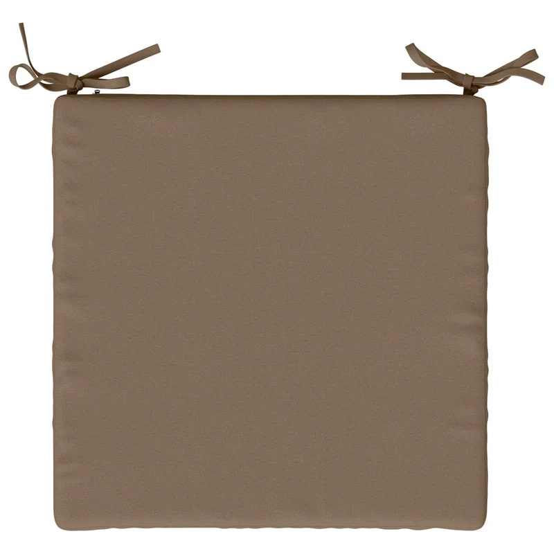 Seat Cushions SOEST 4 pcs 100% Polyester Taupe 40 x 40 x 5 cm
