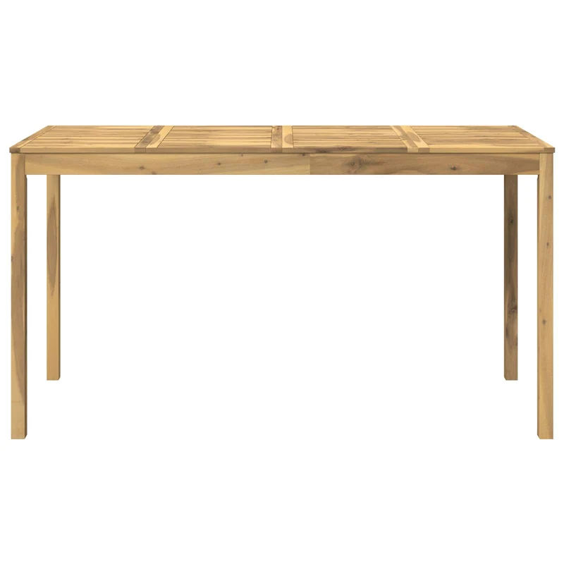 Garden Bar Table Whitewash 196 x 80.5 x 105 cm