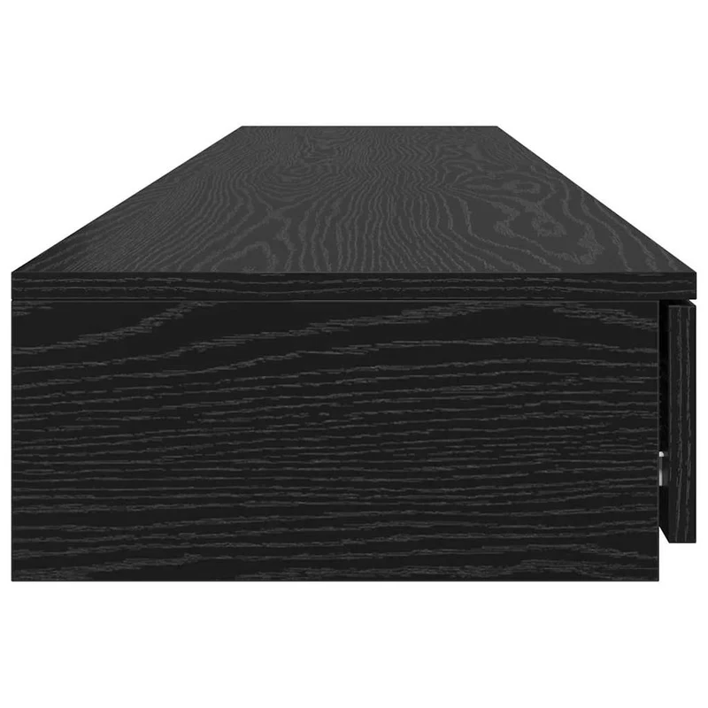 Bed Drawers Black Oak 180 x 36.5 x 16.5 cm Engineered Wood