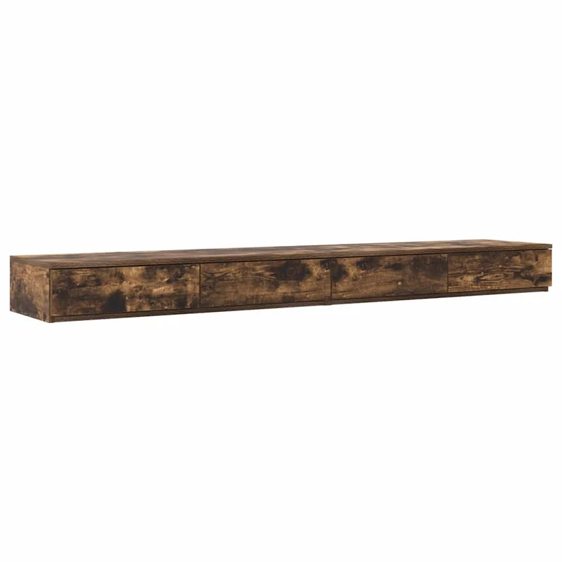 Bed Drawers Smoked Oak 180 x 36.5 x 16.5 cm Engineered Wood