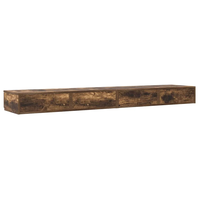 Bed Drawers Smoked Oak 180 x 36.5 x 16.5 cm Engineered Wood