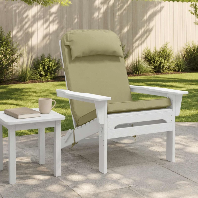 Adirondack Chair Cushion 100% Polyester Light Green