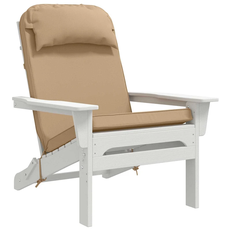 Adirondack Chair Cushion 100% Polyester Sand 124 x 55 x 5 cm