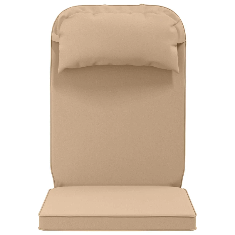 Adirondack Chair Cushion 100% Polyester Sand 124 x 55 x 5 cm