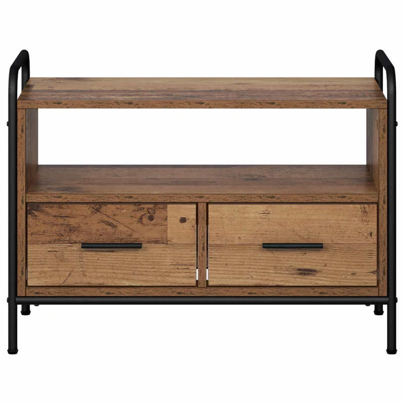 TV Cabinet 67.5 x 33 x 50 cm Old Wood Engineered Wood