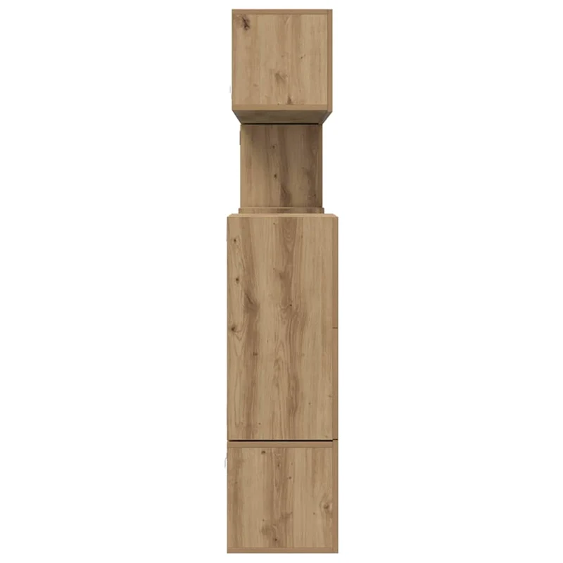 TV Cabinet Set 10 pcs Artisan Oak Engineered Wood