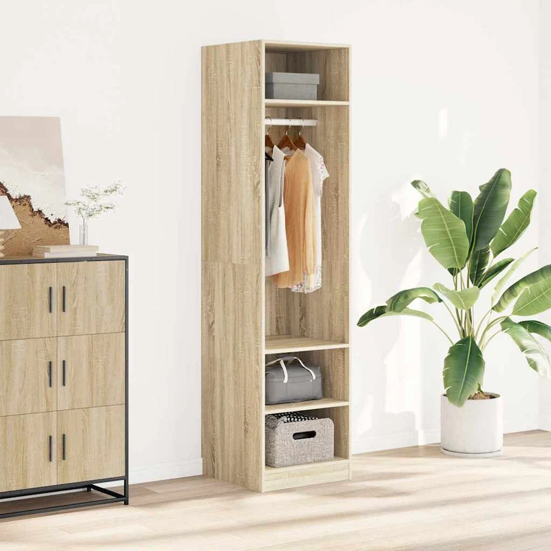 Wardrobe Sonoma Oak 50x50x200 cm Engineered Wood