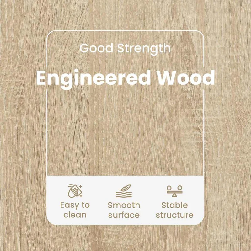 Wardrobe Sonoma Oak 50x50x200 cm Engineered Wood