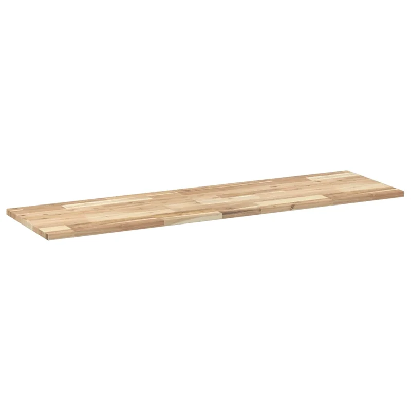 Table Top 120x40x2 cm Rectangular Solid Wood Acacia