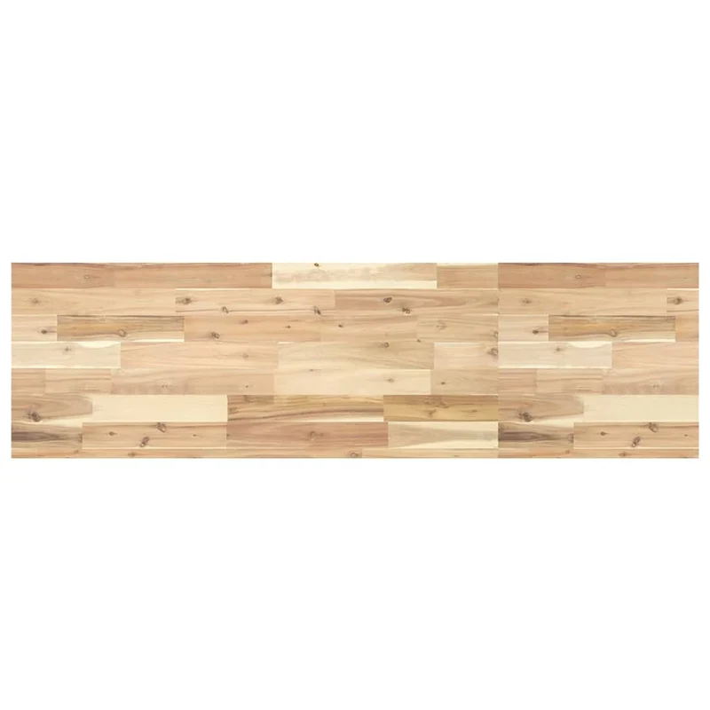 Table Top 120x40x4 cm Rectangular Solid Wood Acacia