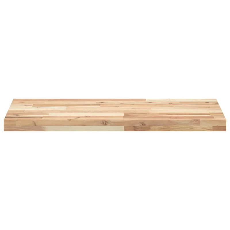 Table Top 120x40x4 cm Rectangular Solid Wood Acacia
