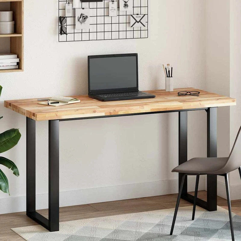 Table Top Rectangular 140x60x4 cm Solid Wood Acacia