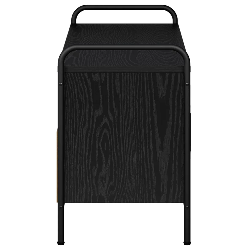TV Cabinet 99 x 33 x 50 cm Black Oak Engineered Wood