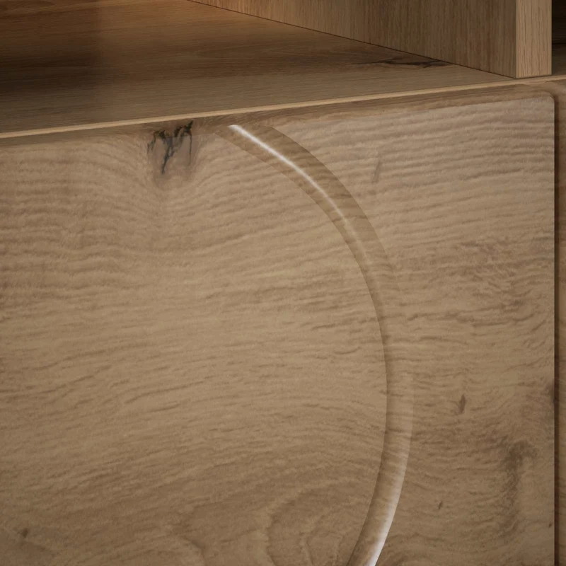 TV Stand 90 x 34.5 x 40 cm Artisan Oak Engineered Wood