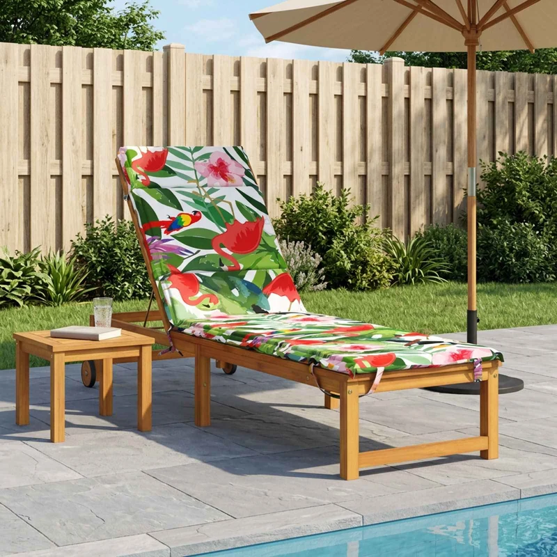 Sunlounger Cushion GEMERT 100% Polyester Multicolour