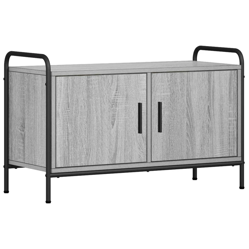 TV Cabinet 79.5 x 33 x 50 cm Grey Sonoma Engineered Wood