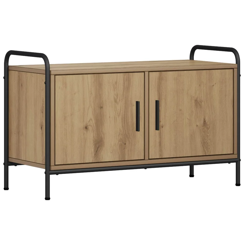 TV Cabinet 79.5 x 33 x 50 cm Artisan Oak Engineered Wood