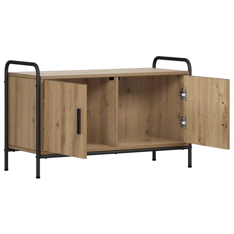 TV Cabinet 79.5 x 33 x 50 cm Artisan Oak Engineered Wood