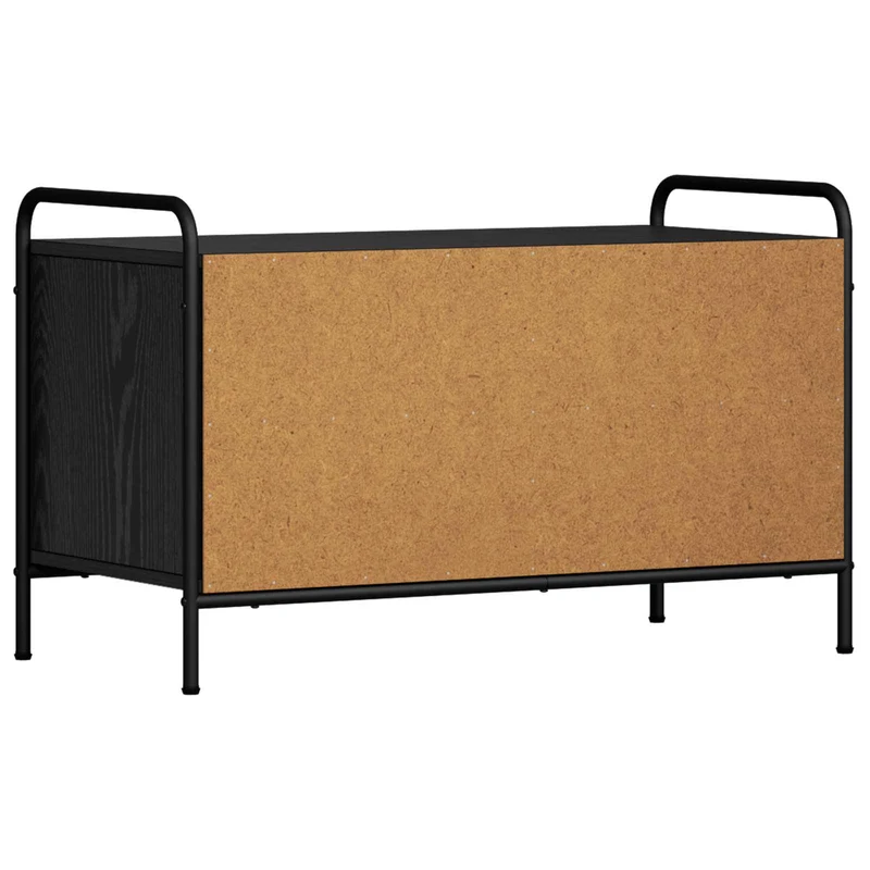 TV Cabinet 80 x 39.5 x 50 cm Black Oak Engineered Wood