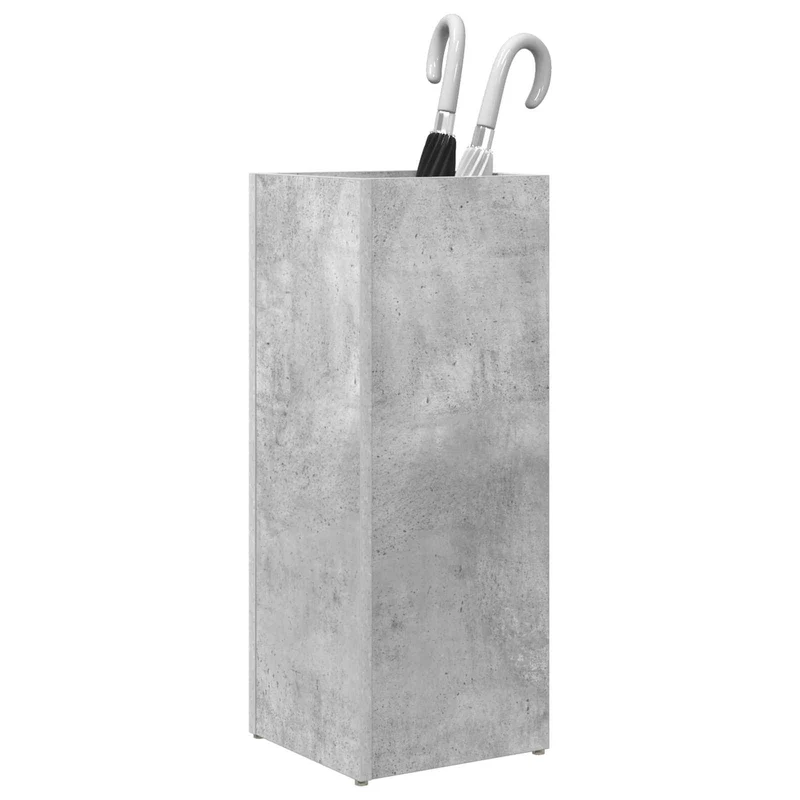 Umbrella Stand Concrete Grey 25 x 24.5 x 64 cm Engineered Wood