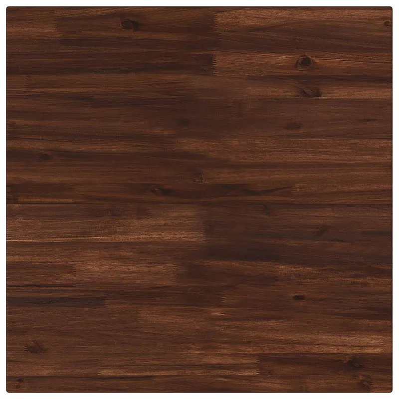 Rectangular Table Top 70 x 70 x 3.2 cm Square Solid Acacia Wood