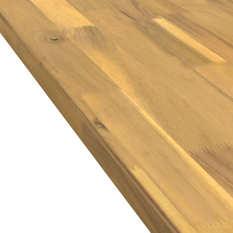 Rectangular Table Top 70 x 70 x 3.2 cm Square Solid Acacia Wood