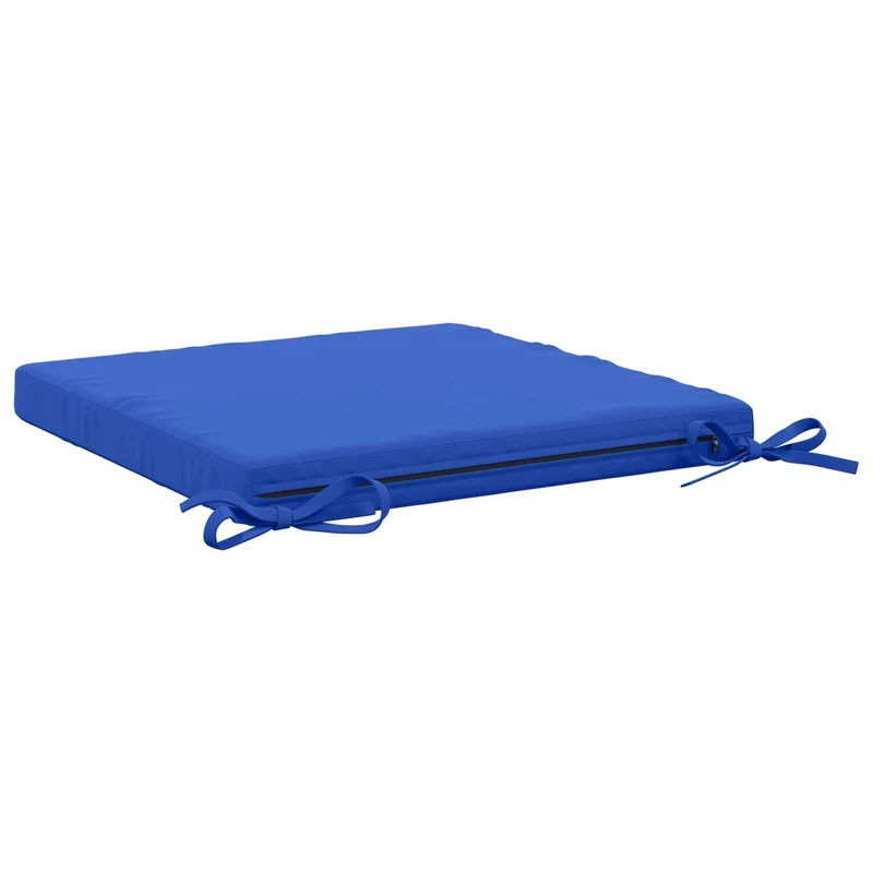 Seat Cushions SOEST 4 pcs 100% Polyester Royal Blue