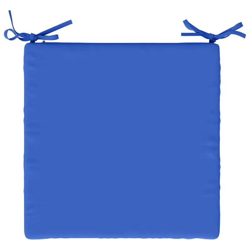 Seat Cushions SOEST 4 pcs 100% Polyester Royal Blue