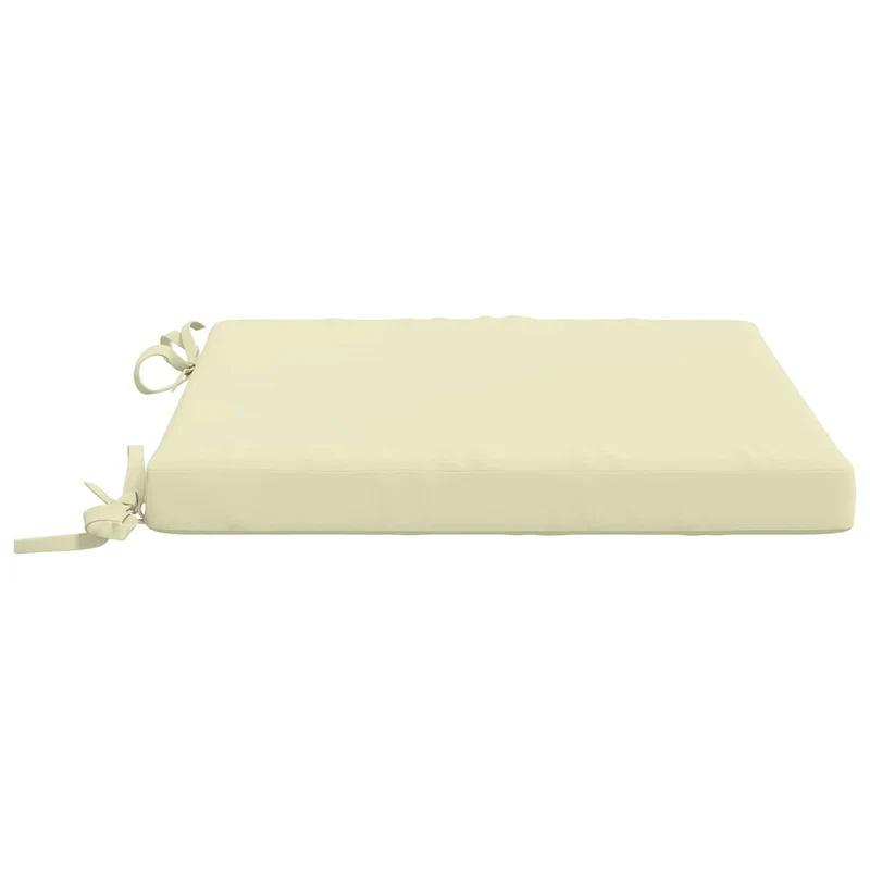 Seat Cushions SOEST 4 pcs 100% Polyester Cream 40 x 40 x 5 cm