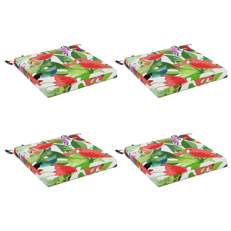 Seat Cushions SOEST 4 pcs 100% Polyester Multicolour