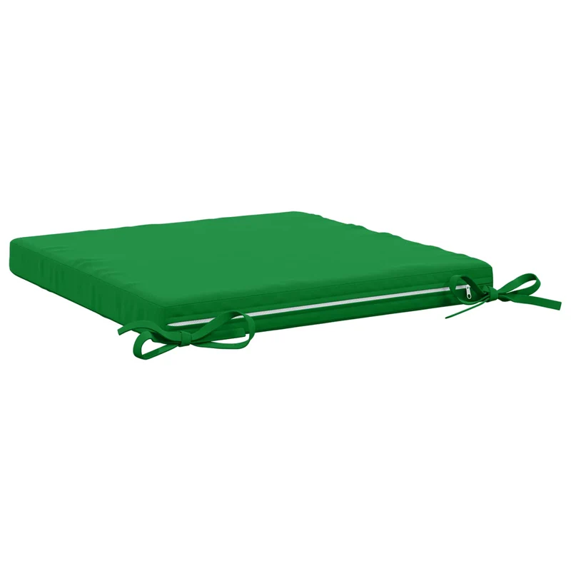 Seat Cushions SOEST 4 pcs 100% Polyester Green 40 x 40 x 5 cm