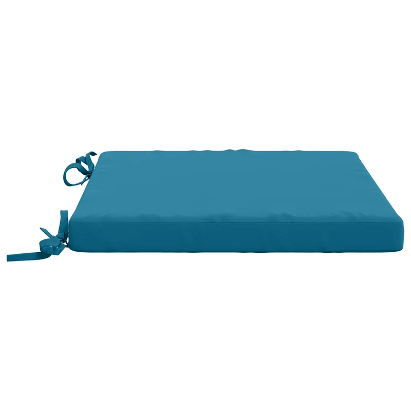 Seat Cushions SOEST 4 pcs 100% Polyester Light Blue
