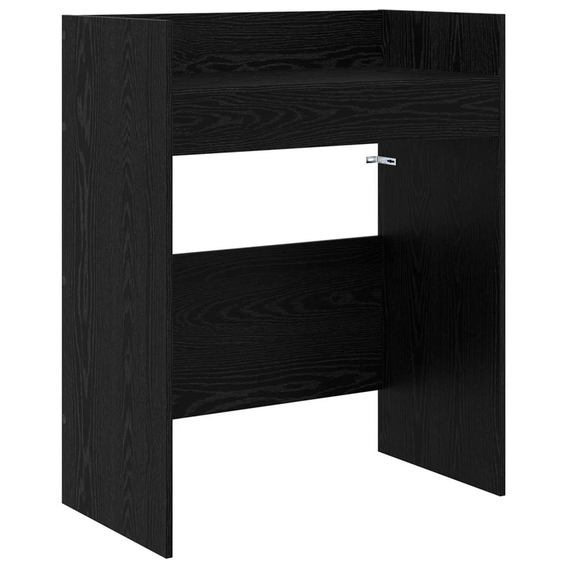 DJ Table Black Oak 82 x 45 x 102 cm Engineered Wood