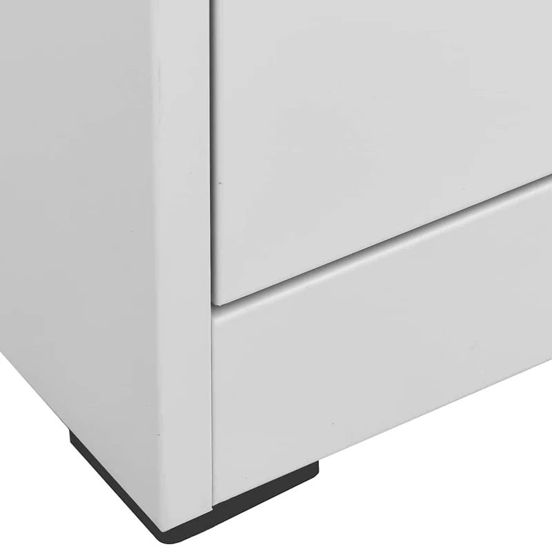 Filing Cabinet Light Grey 46x62x102,5 cm Steel