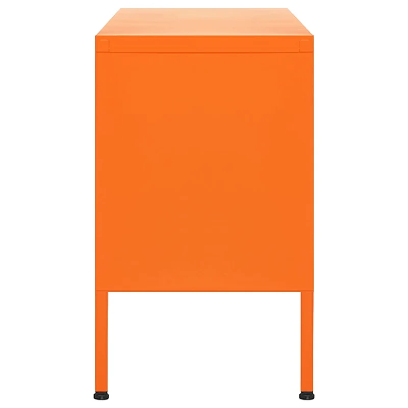 336228 vidaXL TV Cabinet Orange 105x35x50 cm Steel