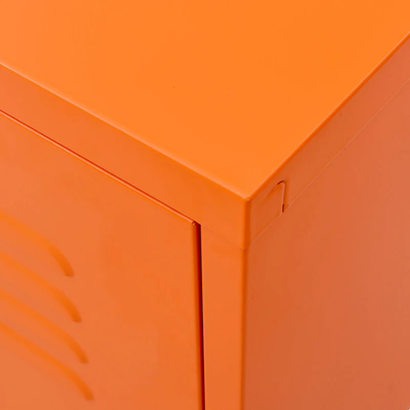 336228 vidaXL TV Cabinet Orange 105x35x50 cm Steel